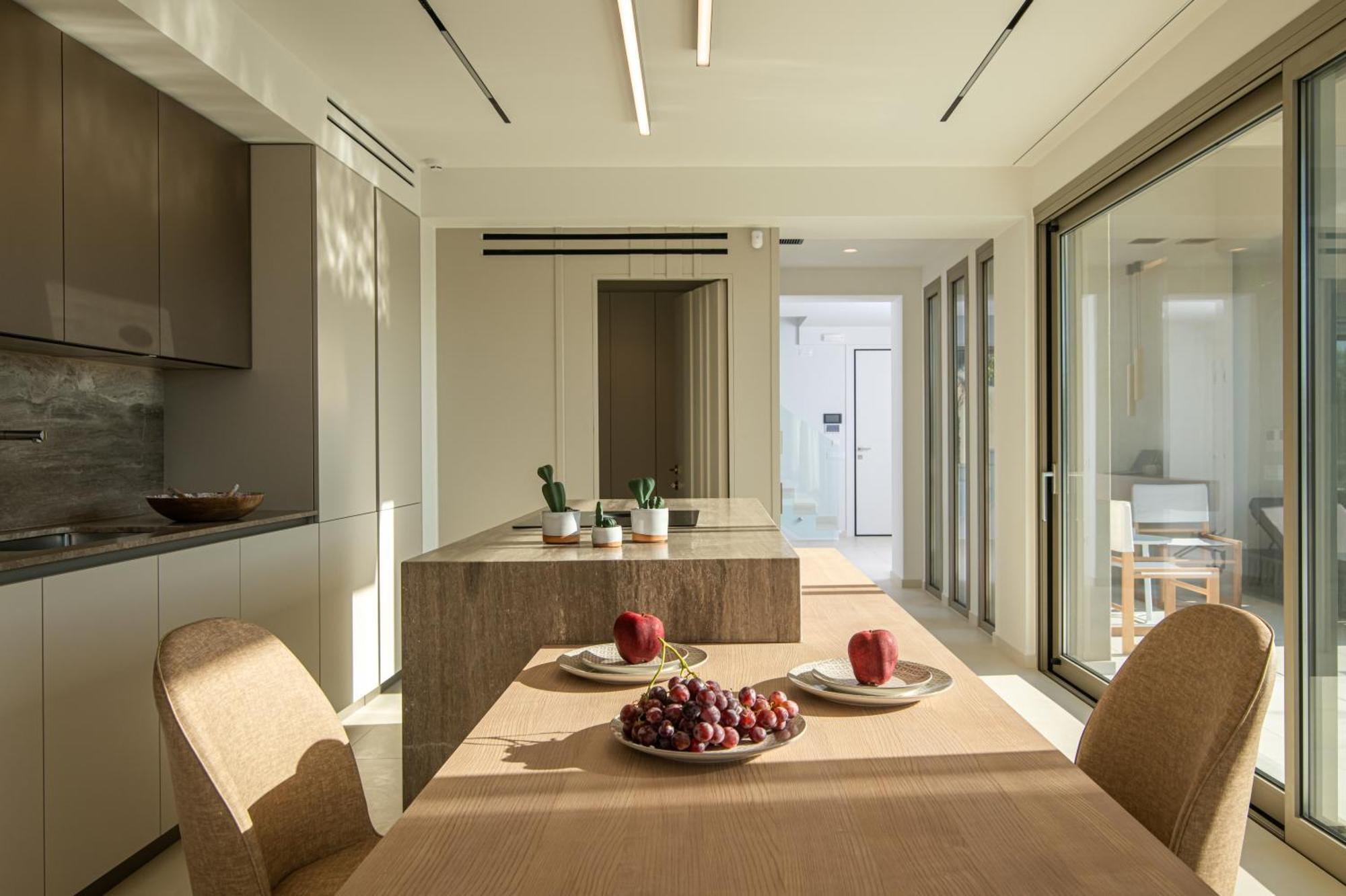 Beachfront Villa Edem Dedicated Beach Space - Heated Pool Άγιος Νικόλαος Εξωτερικό φωτογραφία
