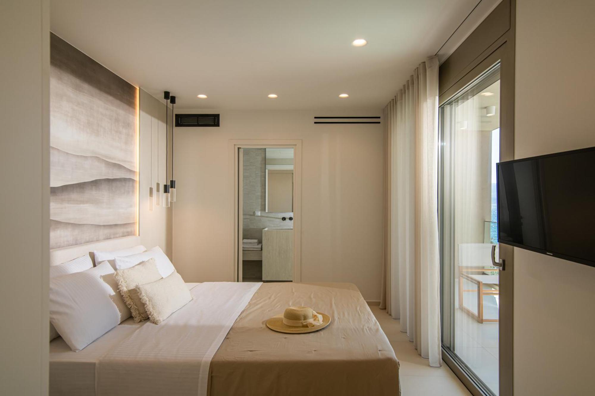 Beachfront Villa Edem Dedicated Beach Space - Heated Pool Άγιος Νικόλαος Εξωτερικό φωτογραφία