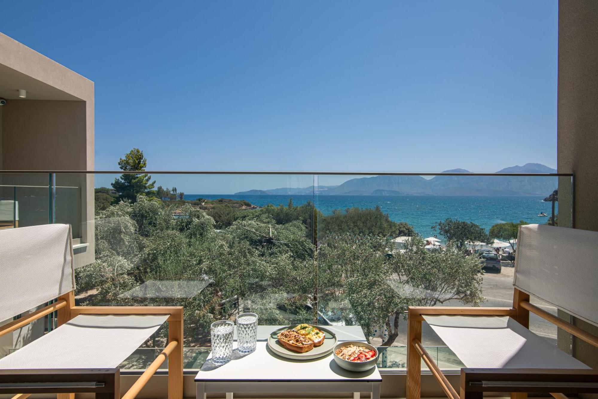Beachfront Villa Edem Dedicated Beach Space - Heated Pool Άγιος Νικόλαος Εξωτερικό φωτογραφία