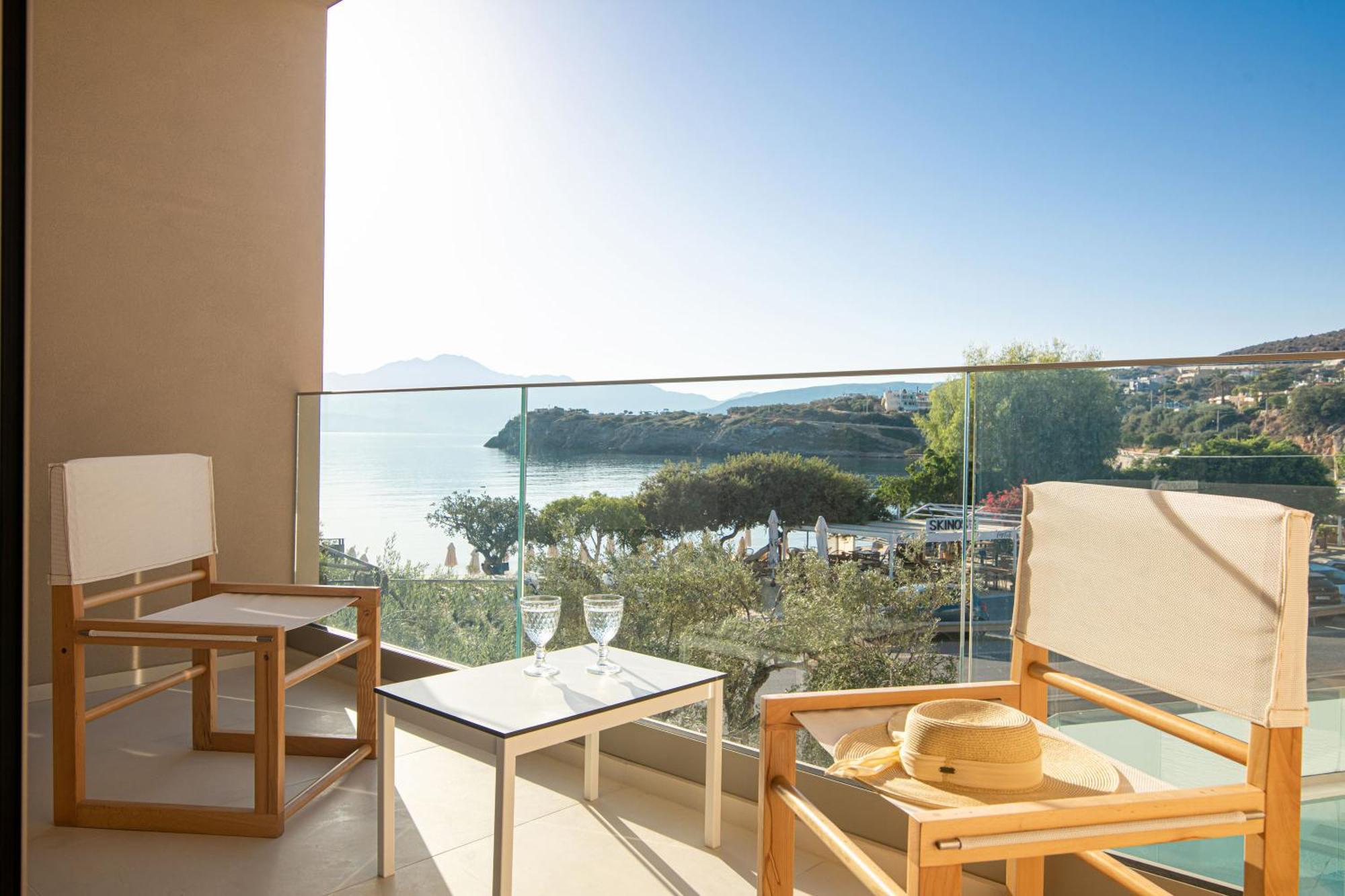 Beachfront Villa Edem Dedicated Beach Space - Heated Pool Άγιος Νικόλαος Εξωτερικό φωτογραφία