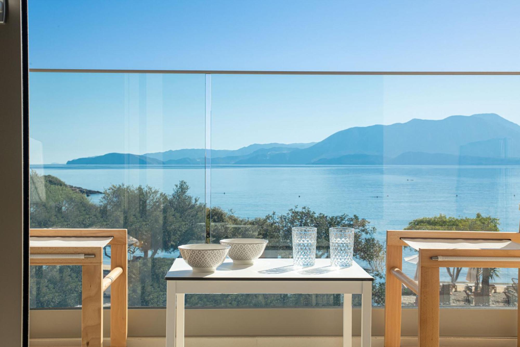 Beachfront Villa Edem Dedicated Beach Space - Heated Pool Άγιος Νικόλαος Εξωτερικό φωτογραφία